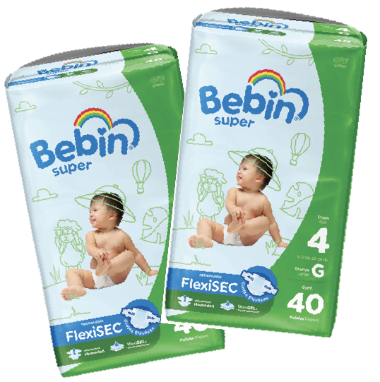 Pañal Bebin Super Flexisec Med 4